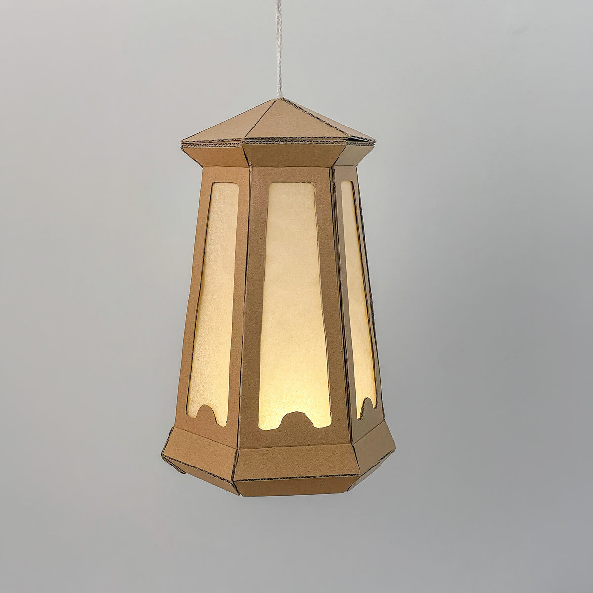 Papercraft Lantern | DIY Cardboard Light | Costume Prop & Decoration