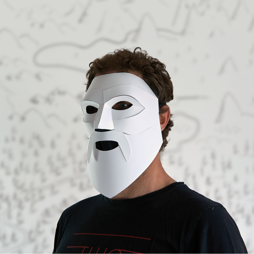Wizard Mask Template | DIY Paper Mask | Theatre & Costume | Instant Download