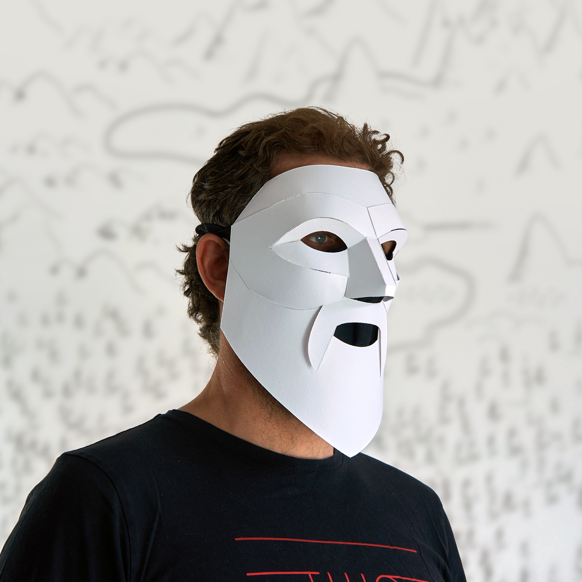 Wizard Mask Template | DIY Paper Mask | Theatre & Costume | Instant Download