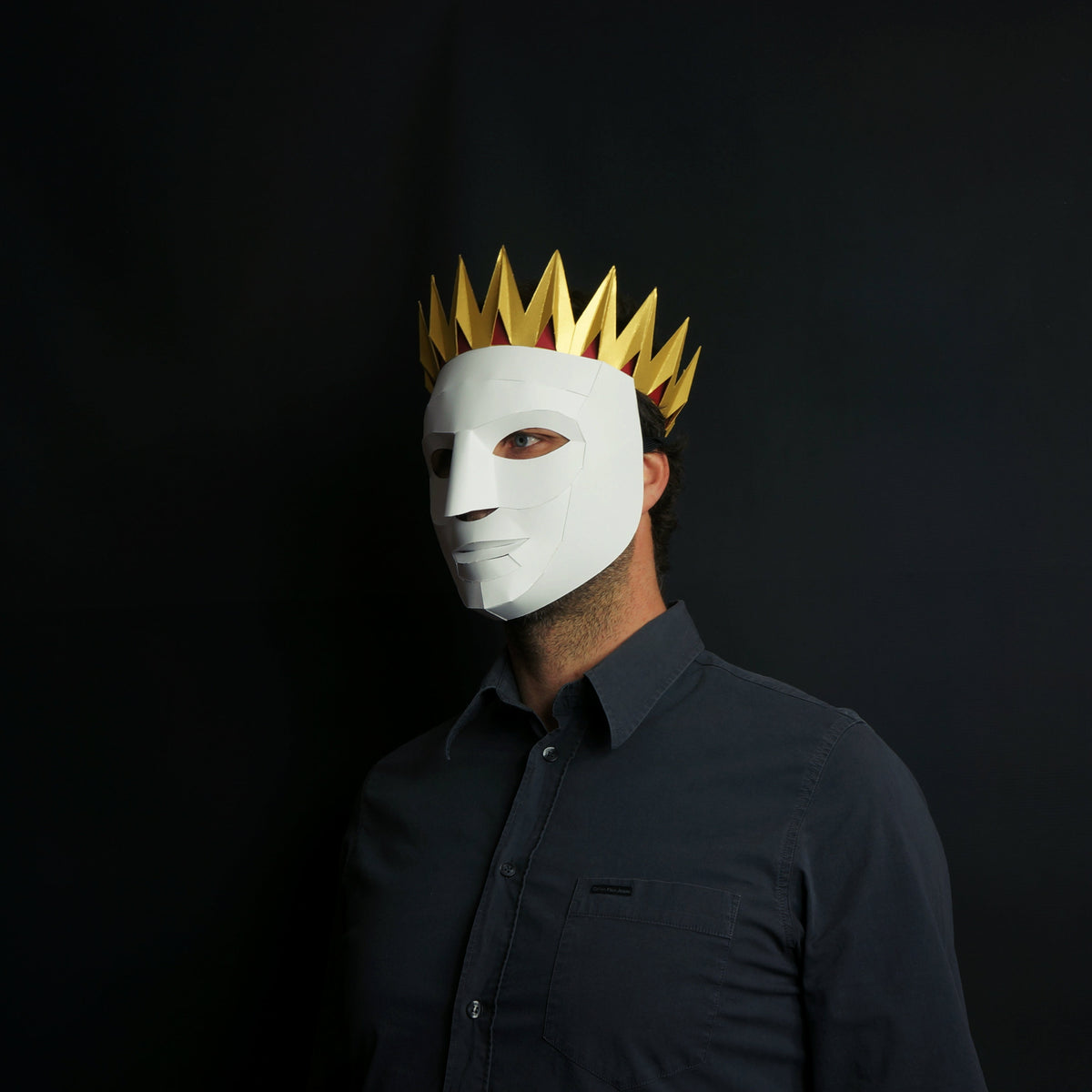 Conquest Horseman | Wearable Paper Sculpture | PDF - Wintercroft-Mask