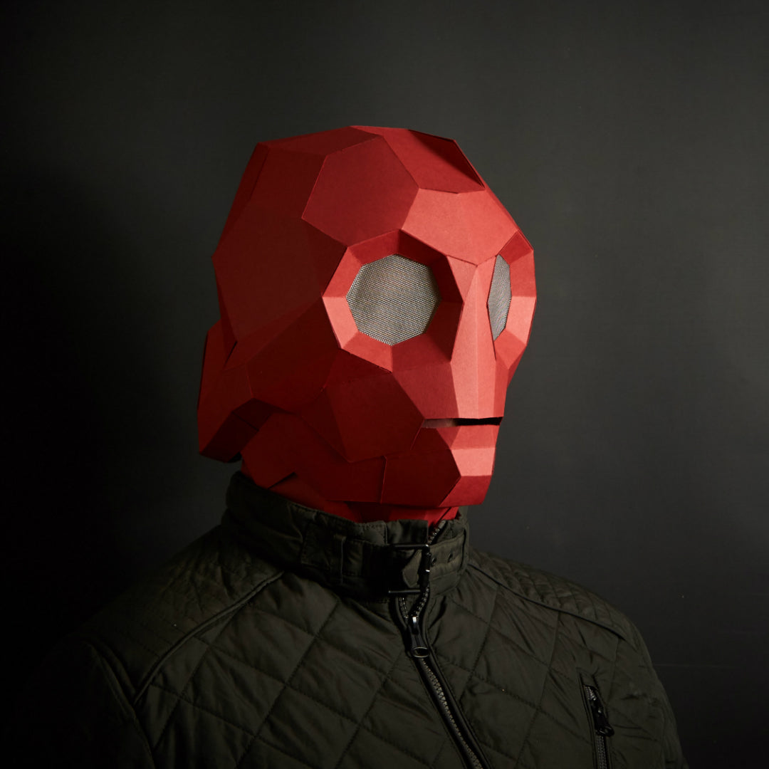Sci-Fi Robot Helmet | CRU Commander Papercraft | PDF Download