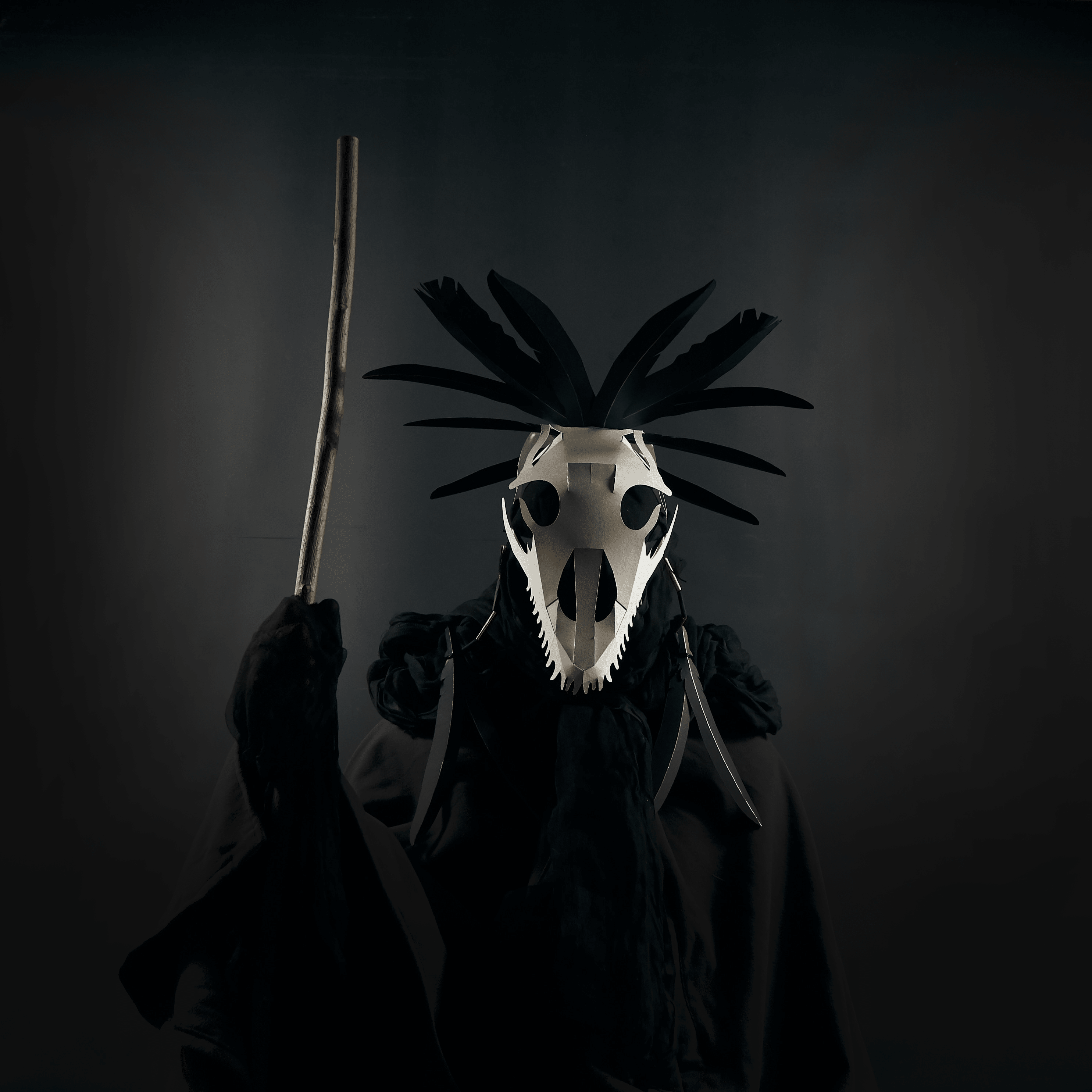 Animal Skull Headdress Set | Bonefaced Mystics DIY Papercraft Templates | PDF - Wintercroft-Mask