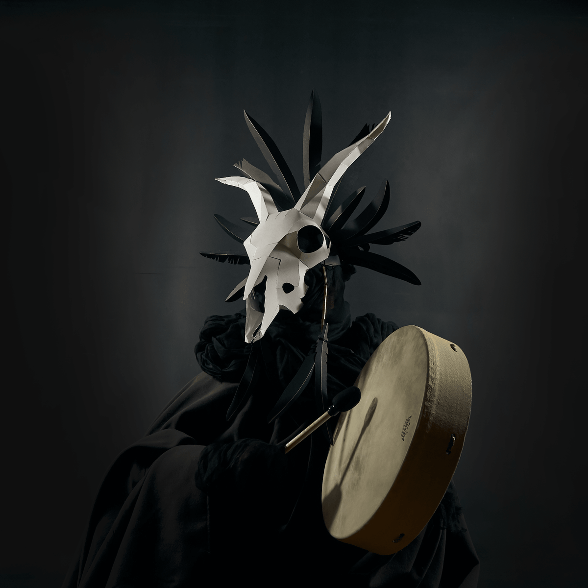 Animal Skull Headdress Set | Bonefaced Mystics DIY Papercraft Templates | PDF - Wintercroft-Mask
