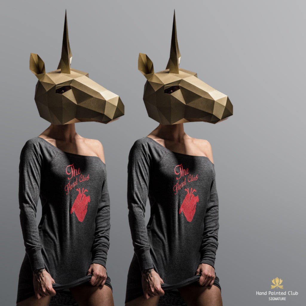 Unicorn Mask | Low Poly Geometric DIY Mask Template | PDF Download - Wintercroft-Mask