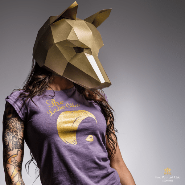 Fox Mask | Low-Poly Geometric Animal Head | PDF Download - Wintercroft-Mask