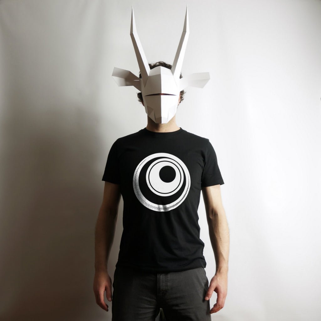 Oryx Mask | Printable Papercraft Animal Costume | PDF Download - Wintercroft-Mask