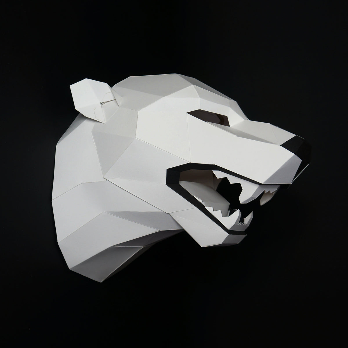 Polar Bear Mask | DIY Printable Template | Instant PDF Download - Wintercroft-Trophy Mask