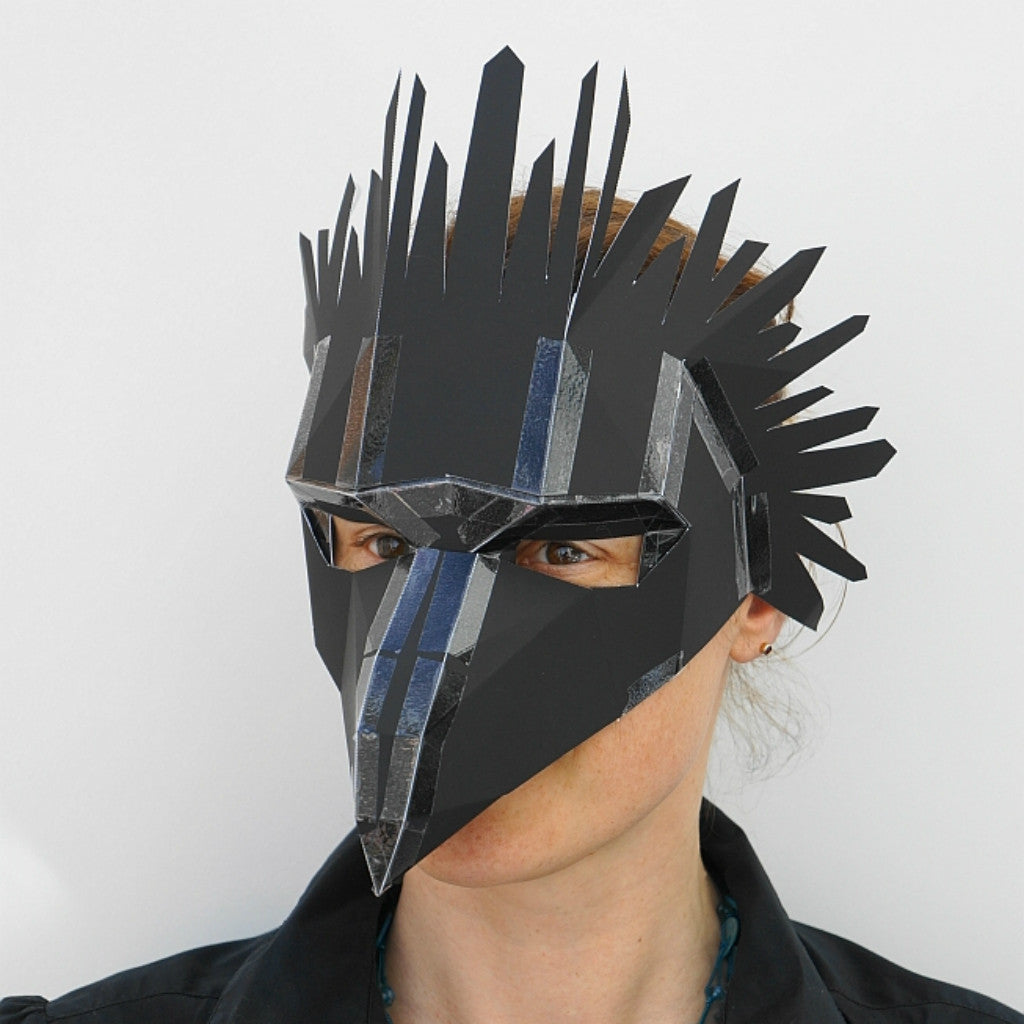 Bird Mask | Easy Low Poly DIY Half Mask Template | PDF Download