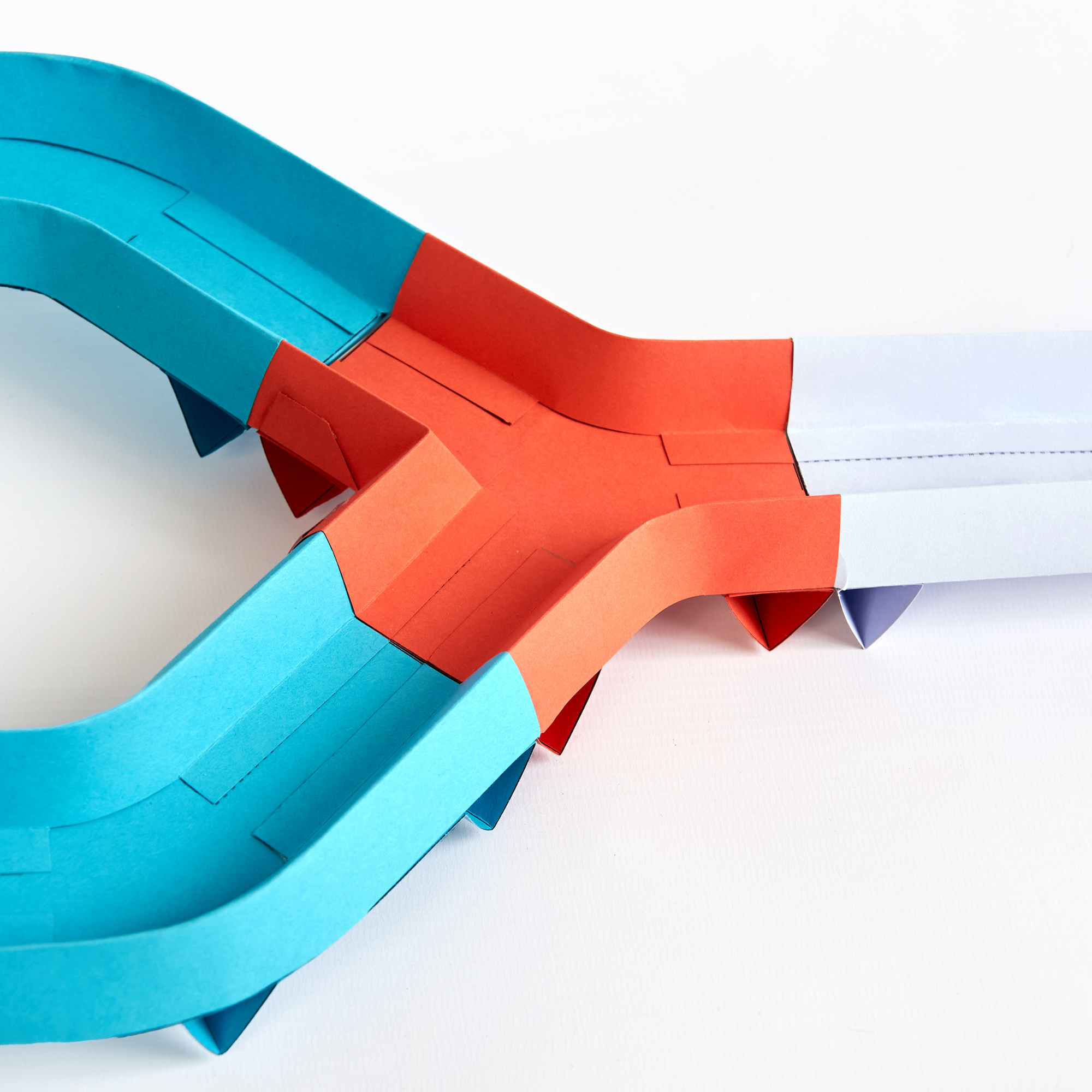 Marble Racetrack Papercraft Sets