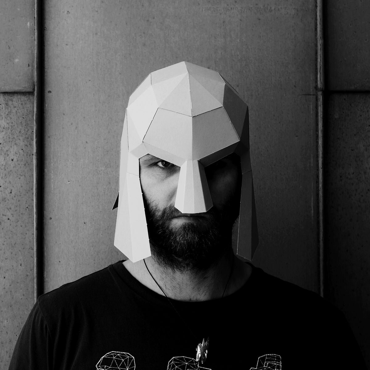 Spartan Helmet | Geometric DIY Armour Template | PDF Download - Wintercroft-Mask