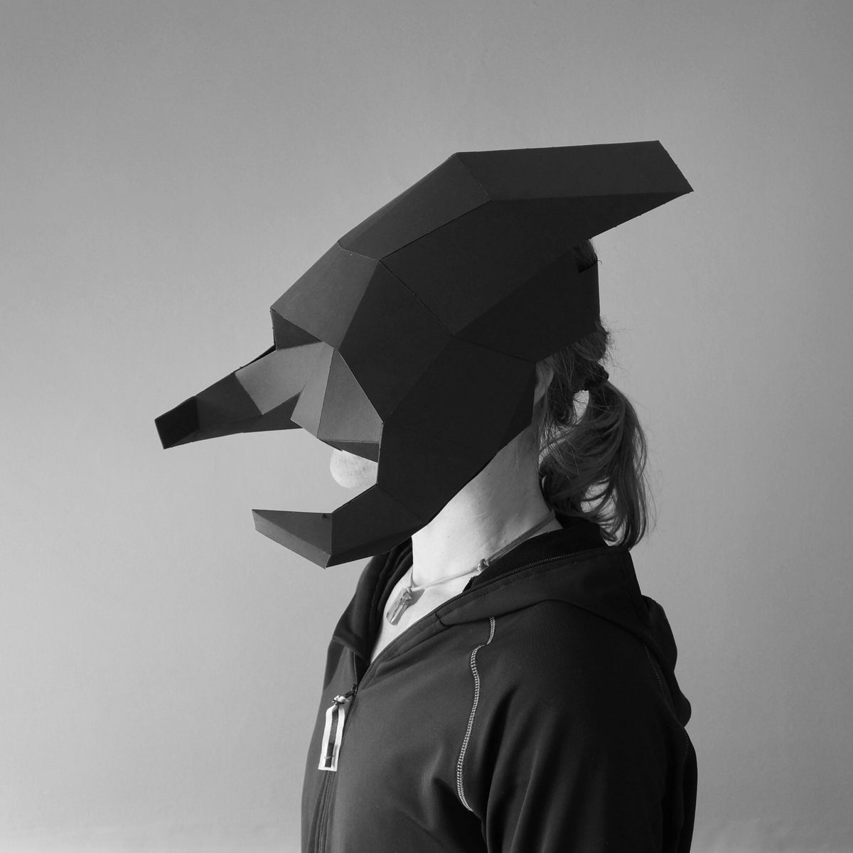 Una - The Hood | Sci-Fi DIY Mask Template | PDF Download - Wintercroft-Mask