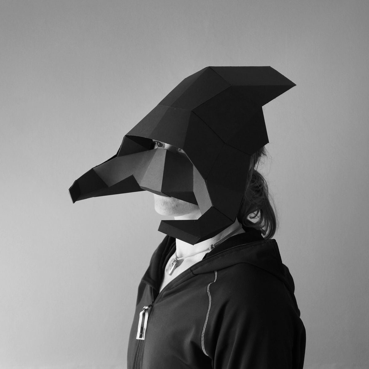 Una - The Hood | Sci-Fi DIY Mask Template | PDF Download - Wintercroft-Mask