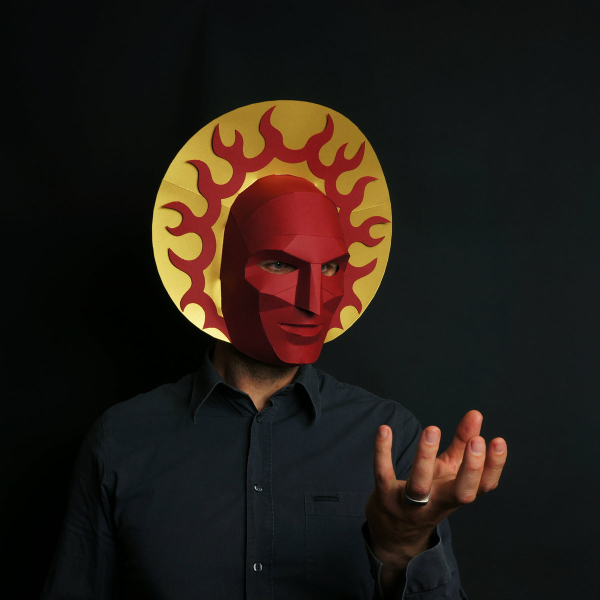 Four Horsemen of the Apocalypse Mask Set | Halloween Papercraft Set | PDF - Wintercroft-Mask
