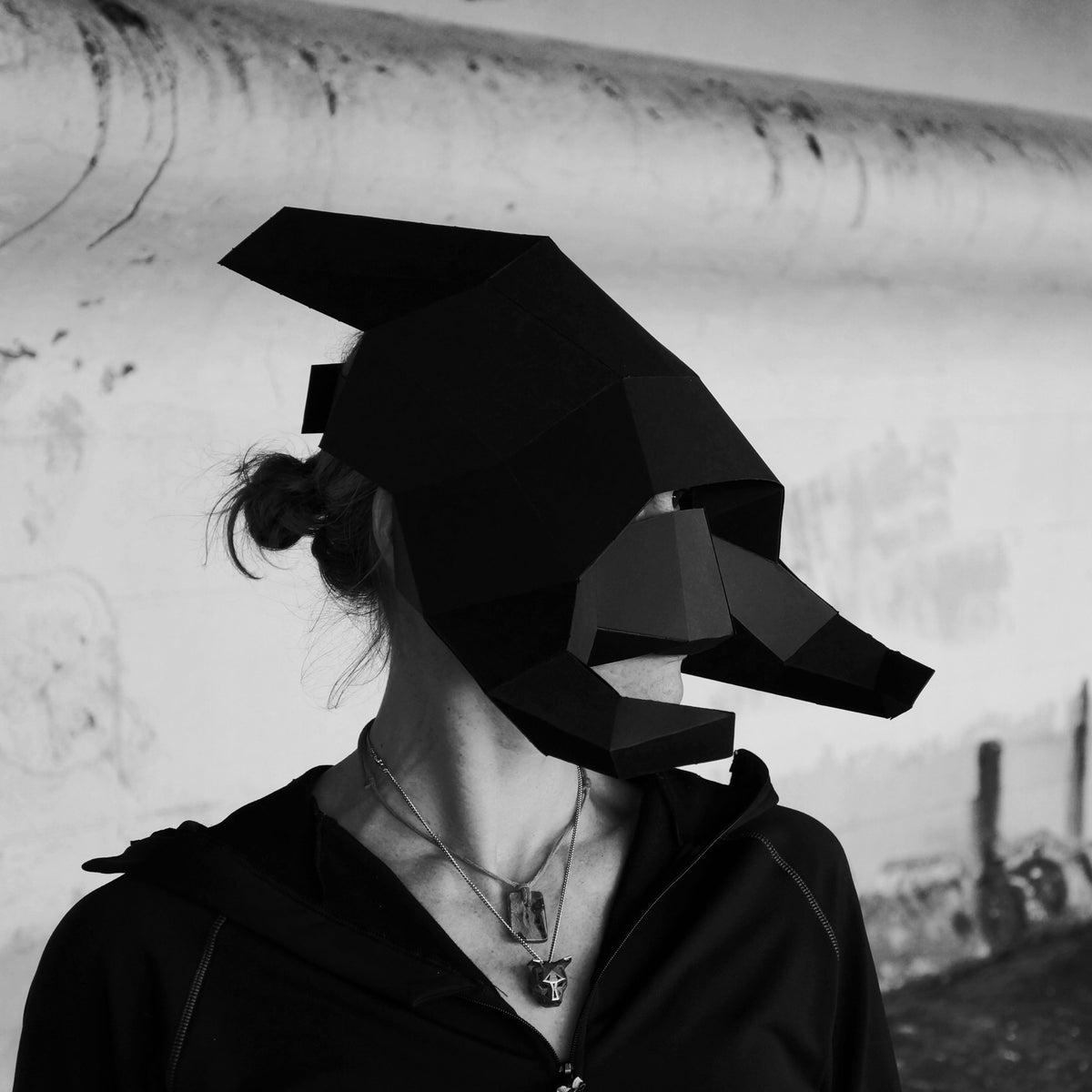 Una - The Hood | Sci-Fi DIY Mask Template | PDF Download - Wintercroft-Mask