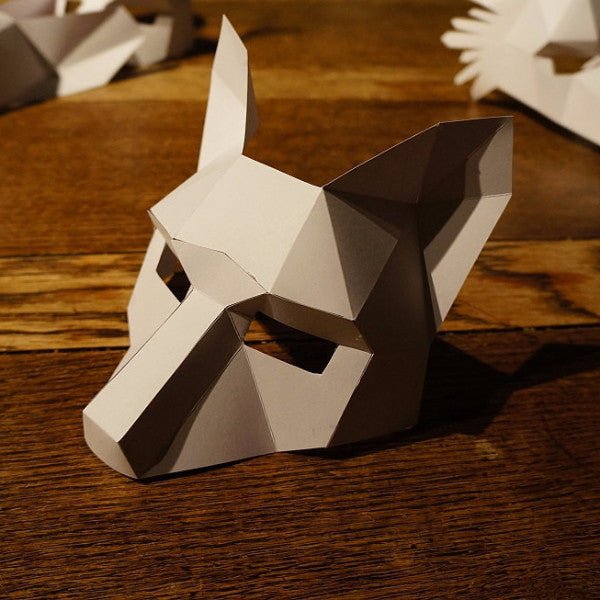 Fox Half Mask | Easy Printable template | PDF Download - Wintercroft-Mask
