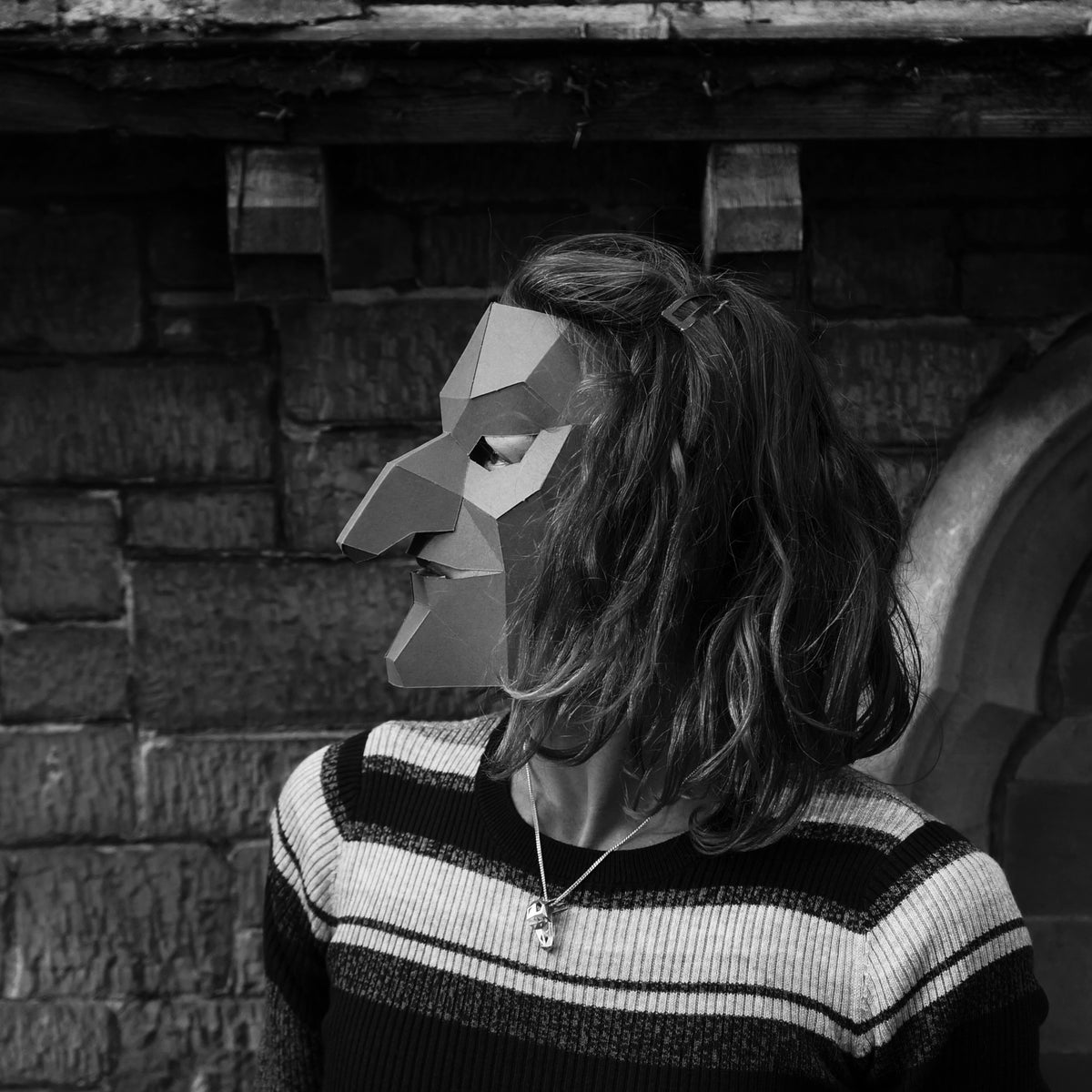 Witch | Easy Low Poly DIY Halloween Mask Template | PDF - Wintercroft-Mask