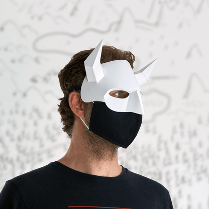 Giant Mask Template | Ogre, Oni &amp; Demon | DIY Paper Mask | Instant Download - Wintercroft-Mask