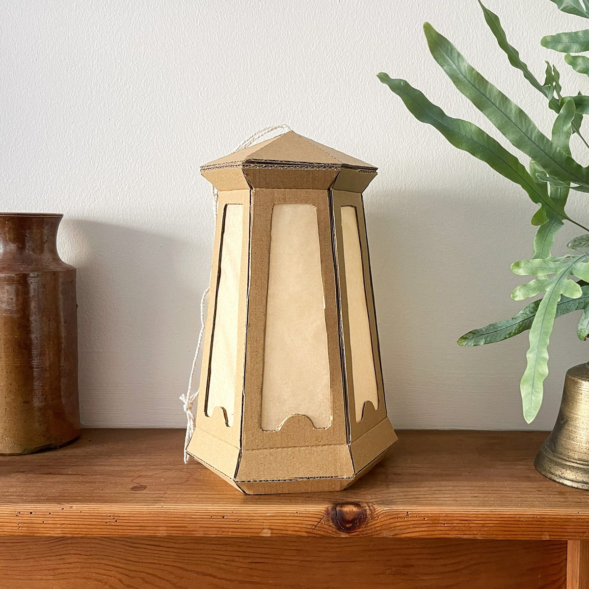 Papercraft Lantern | DIY Cardboard Light | Costume Prop &amp; Decoration