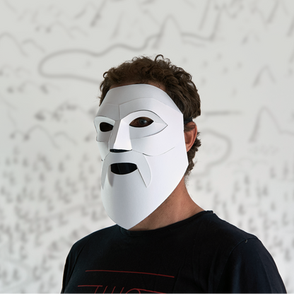 Wizard Mask Template | DIY Paper Mask | Theatre &amp; Costume | Instant Download