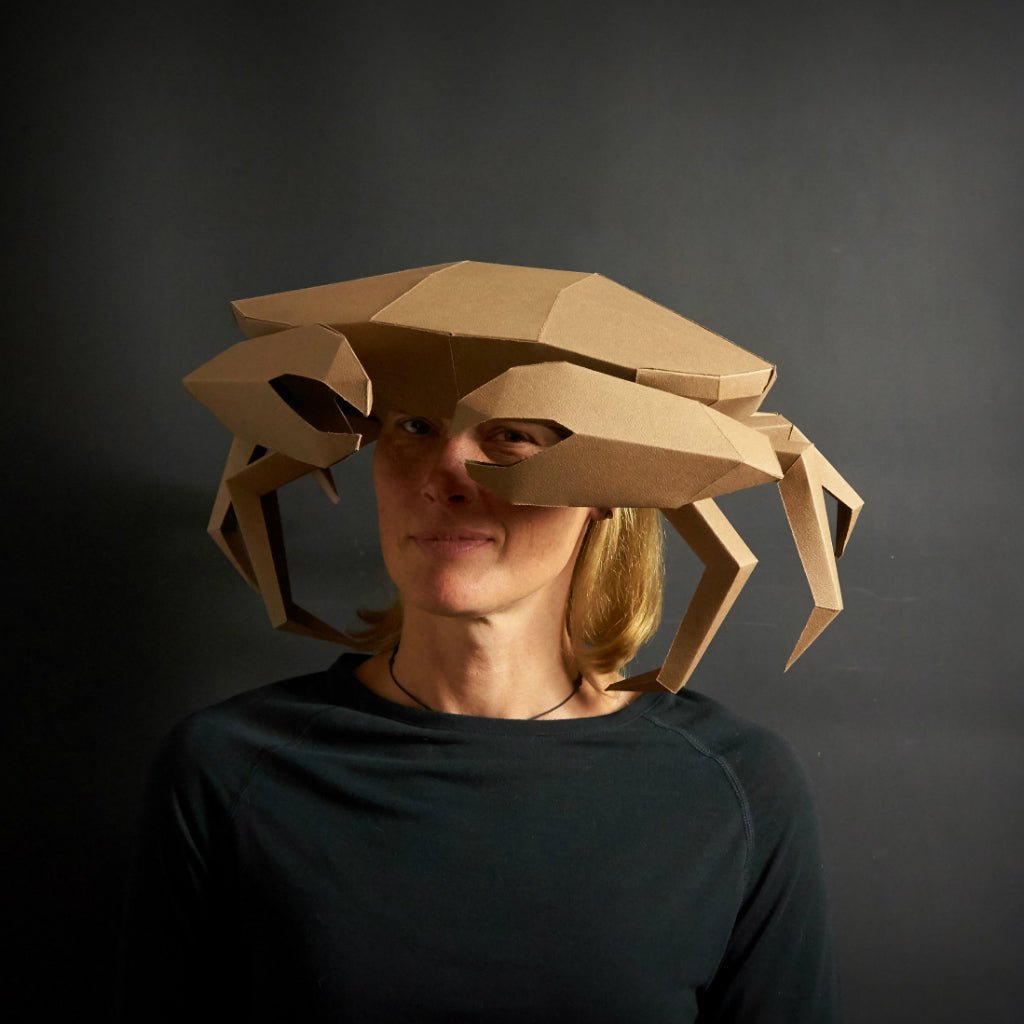 Crab Hat | Printable Papercraft Festival Headdress | PDF - Wintercroft-Mask