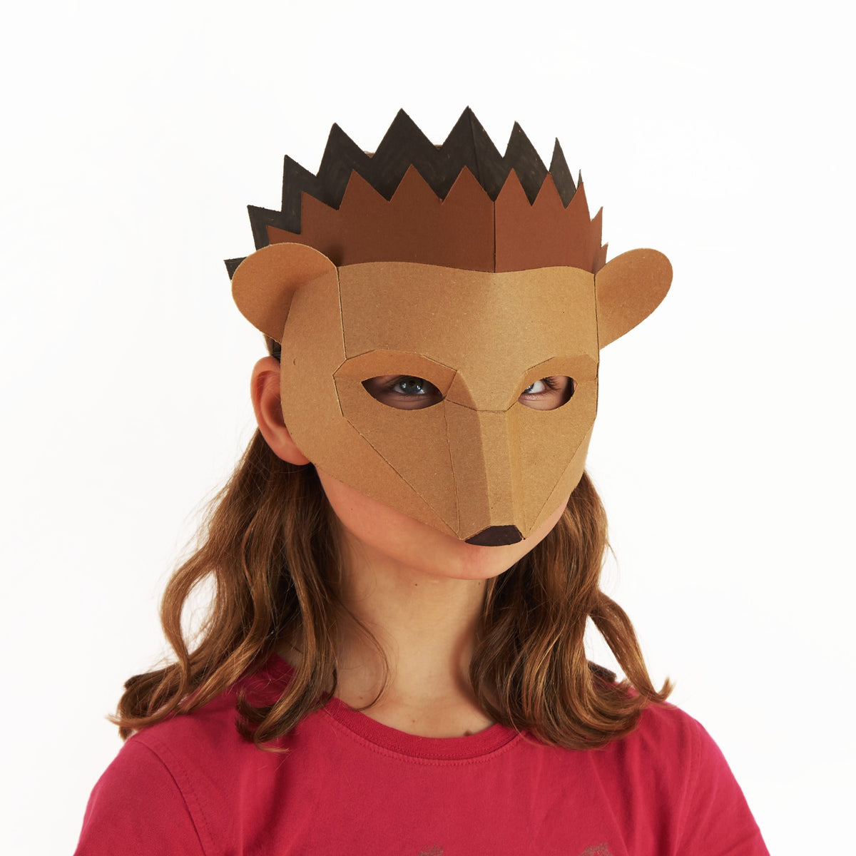 Hedgehog | Easy Kids Papercraft Mask | PDF Download - Wintercroft - Mask