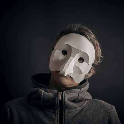 Commedia Dell’ Arte Zanni Template | DIY Papercraft Theatrical Mask | Instant Download - Wintercroft - Mask