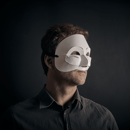 Commedia Dell’ Arte Arlecchino Harlequin Template | DIY Papercraft Theatrical Mask | Instant Download - Wintercroft - Mask