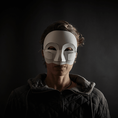 Commedia Dell’ Arte Arlecchino Harlequin Template | DIY Papercraft Theatrical Mask | Instant Download - Wintercroft - Mask