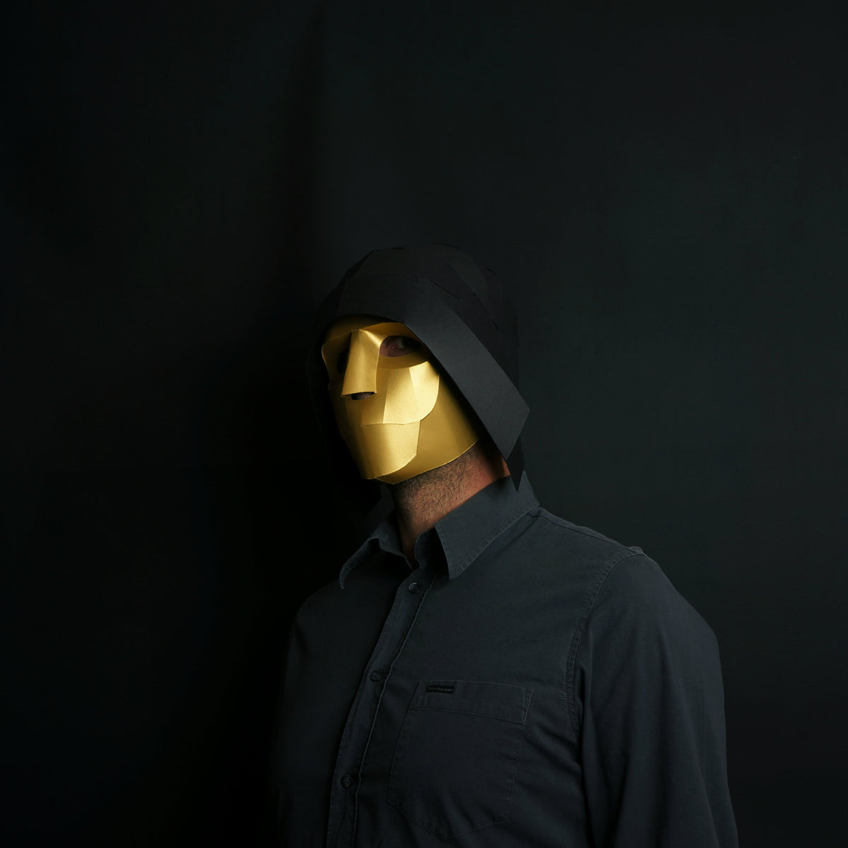 Famine Horseman Mask | Printable PDF Template | Instant Download - Wintercroft-Mask