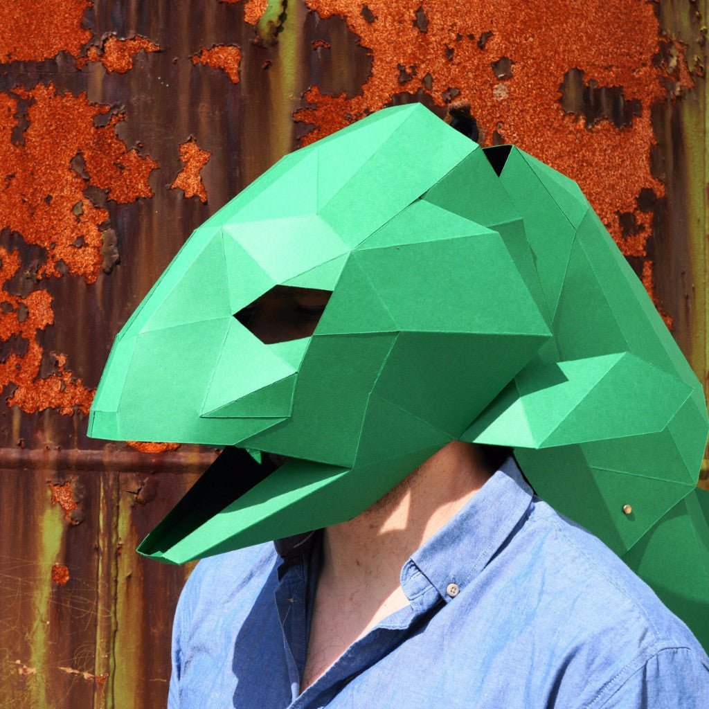 Fish Mask | Low Poly Geometric DIY Mask Template | PDF Download - Wintercroft-Mask