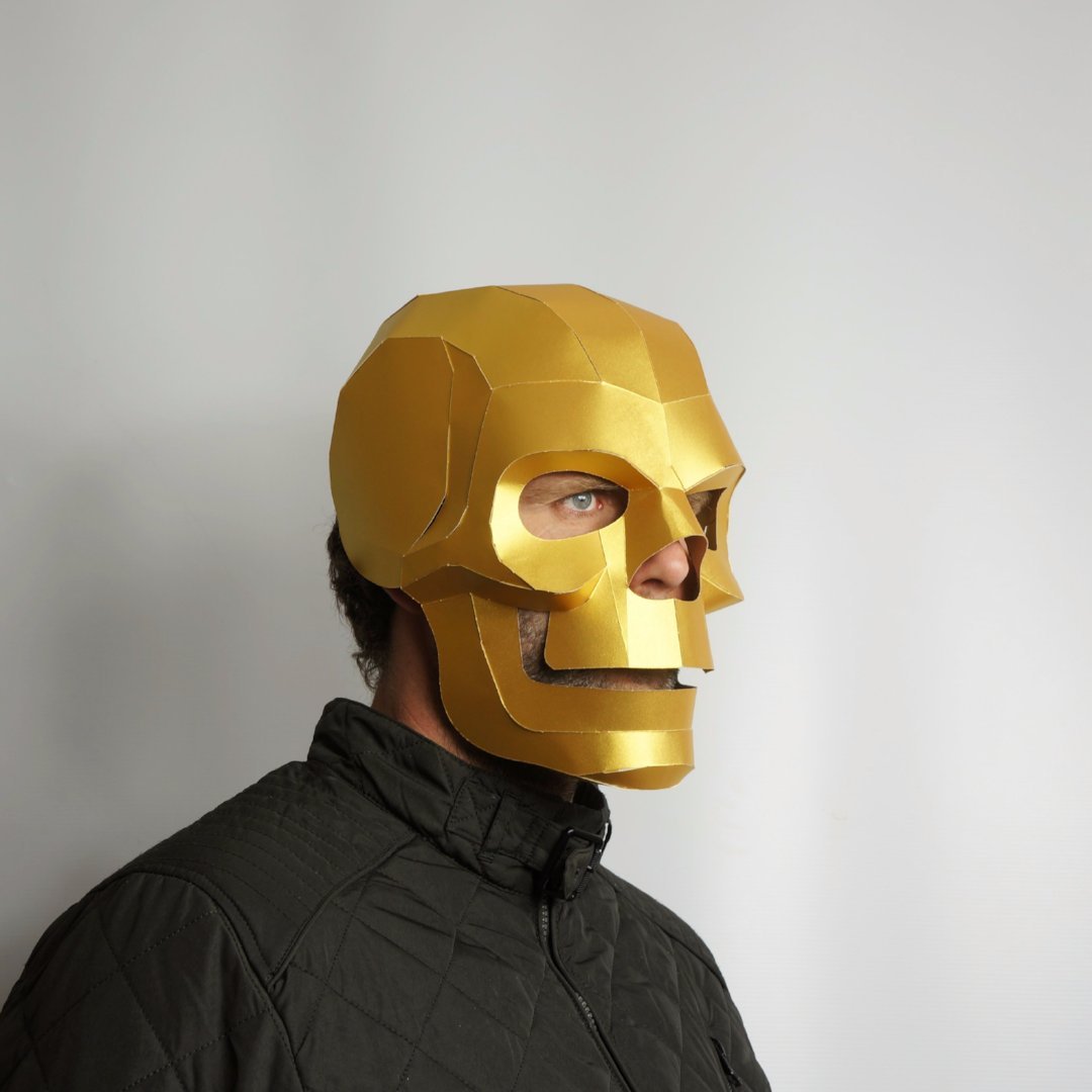 Spirit Skull | Printable Papercraft Mask | PDF Download - Wintercroft-Mask