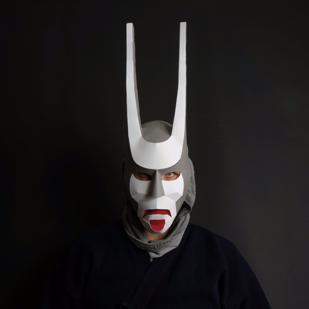 Grelin - The Bowman of Destiny | Mythical Paper Mask | PDF Download - Wintercroft-Mask