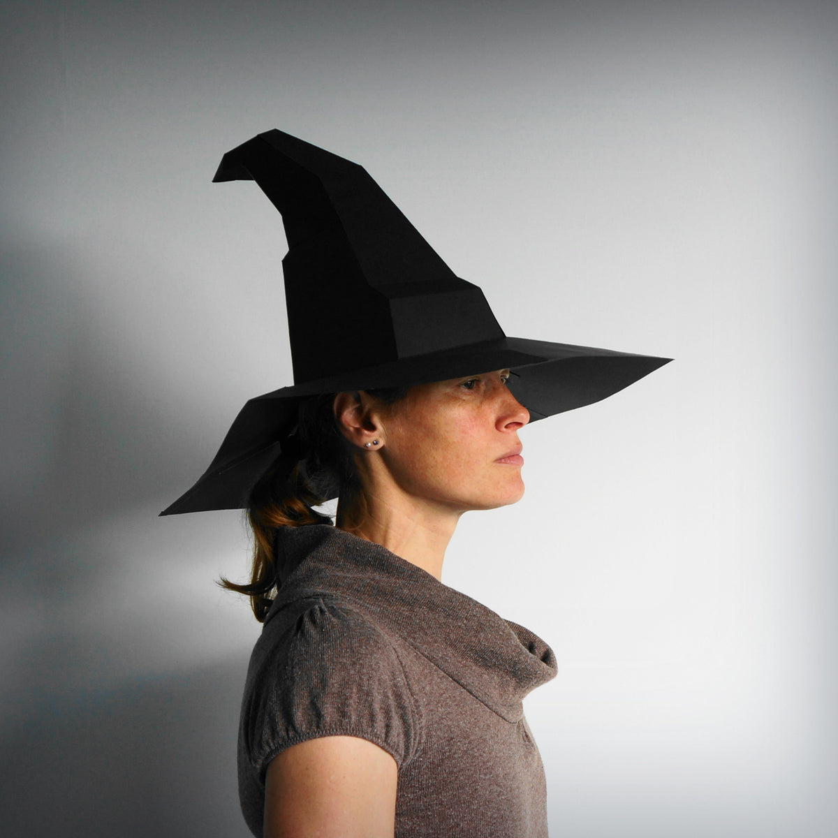 Magic Witch or Wizard Hat | DIY Papercraft Template | Printable PDF Download - Wintercroft-Mask
