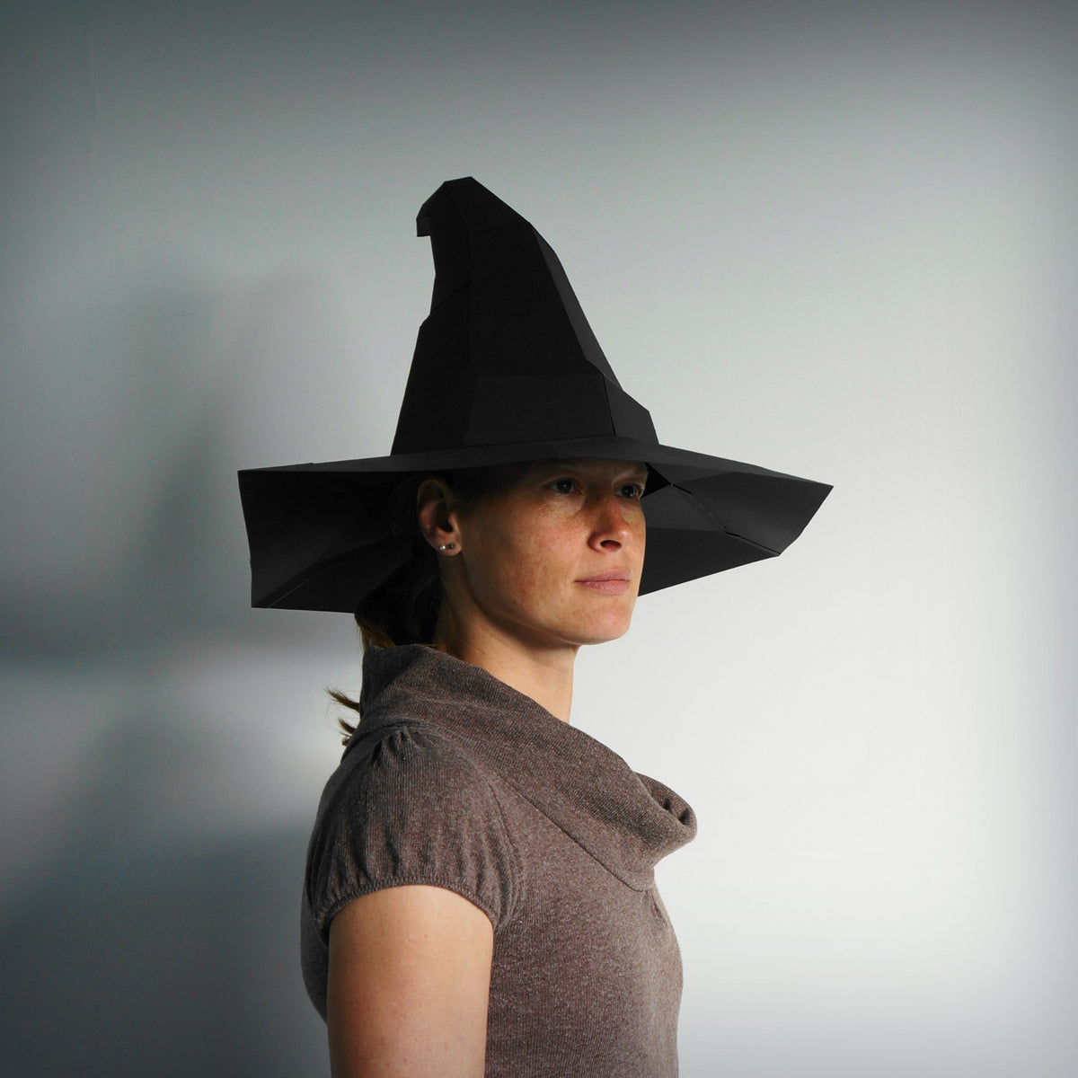 Magic Witch or Wizard Hat | DIY Papercraft Template | Printable PDF Download - Wintercroft-Mask