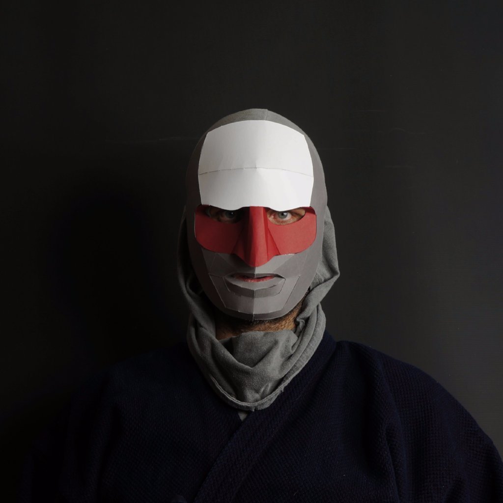 Mawlog - The Bone Chipper | Wearable Paper Sculpture | PDF Download - Wintercroft-Mask