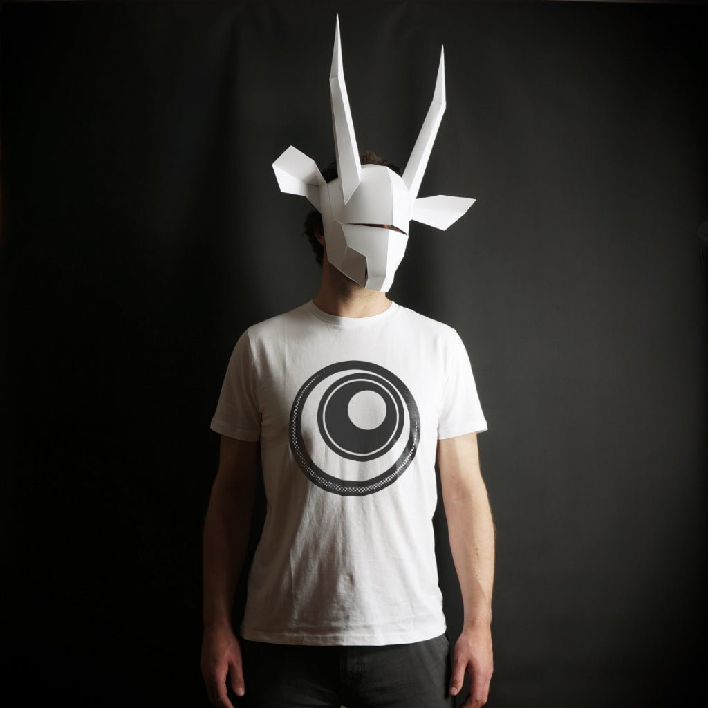 Oryx Mask | Printable Papercraft Animal Costume | PDF Download - Wintercroft-Mask