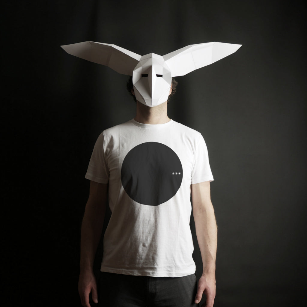 Owl Mask | Abstract Geometric Paper Mask | Instant Download