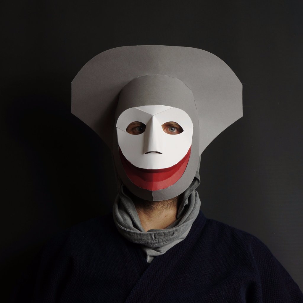 Parlow - The Home Hider | DIY Paper Mask | PDF Download - Wintercroft-Mask