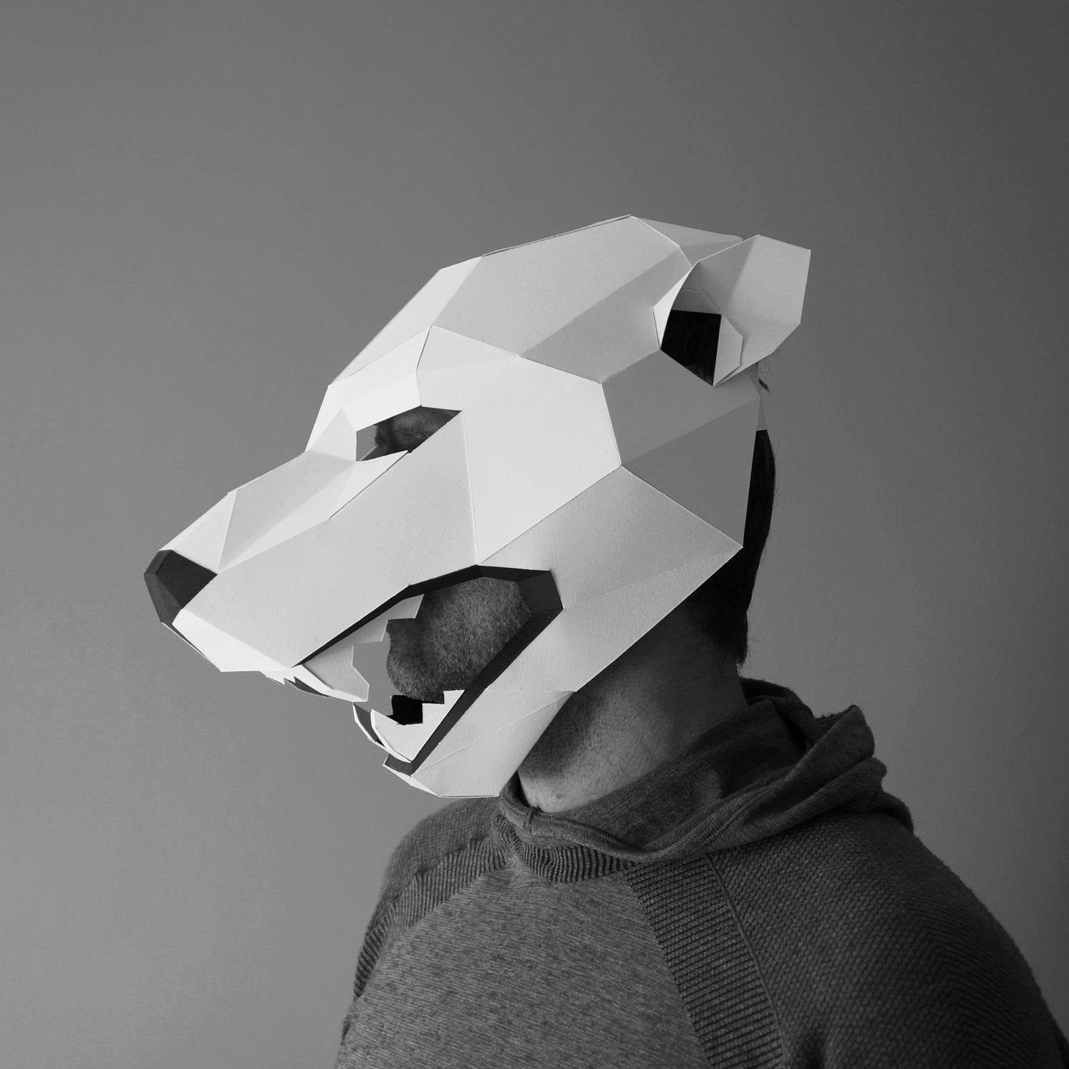 Polar Bear Mask | DIY Printable Template | Instant PDF Download