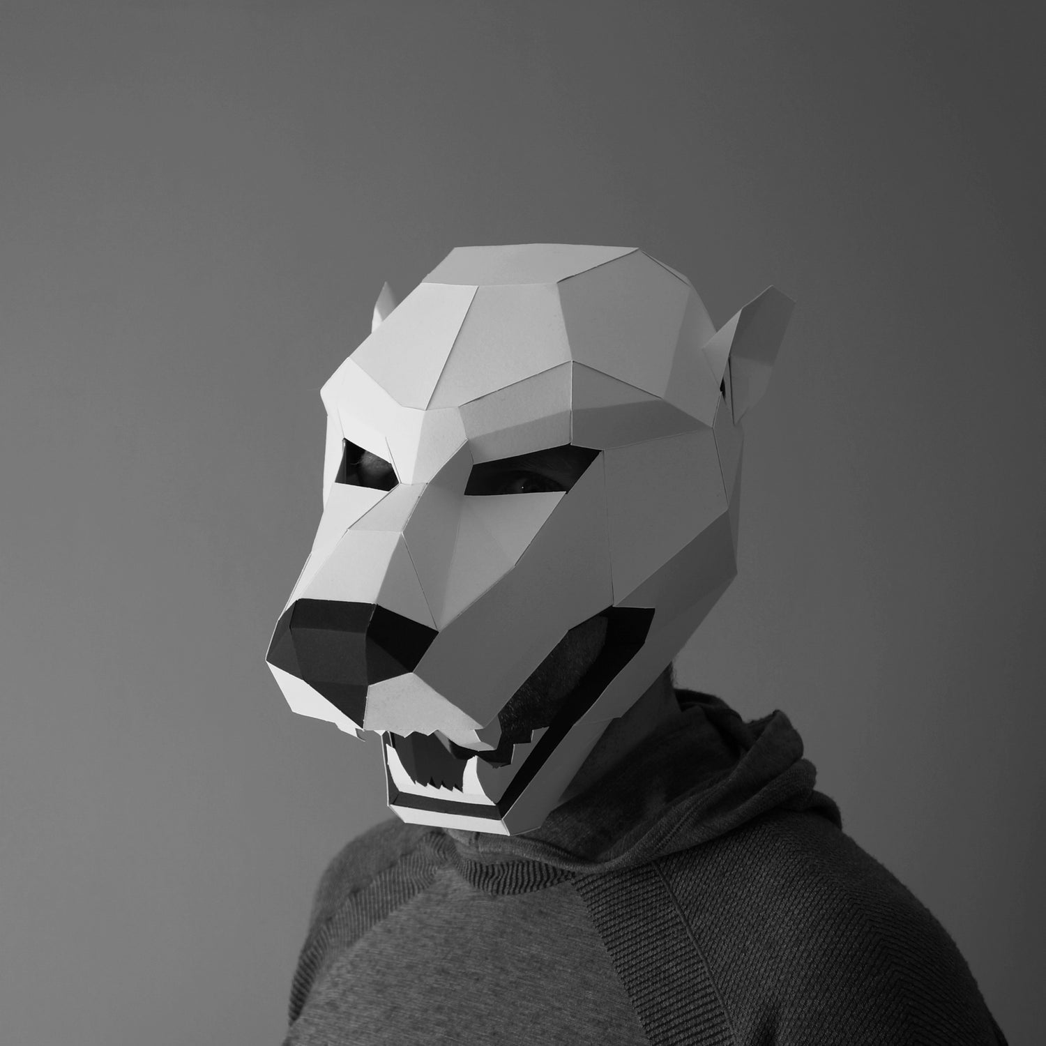 Polar Bear Mask | DIY Printable Template | Instant PDF Download