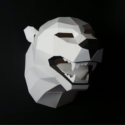 Polar Bear Mask | DIY Printable Template | Instant PDF Download