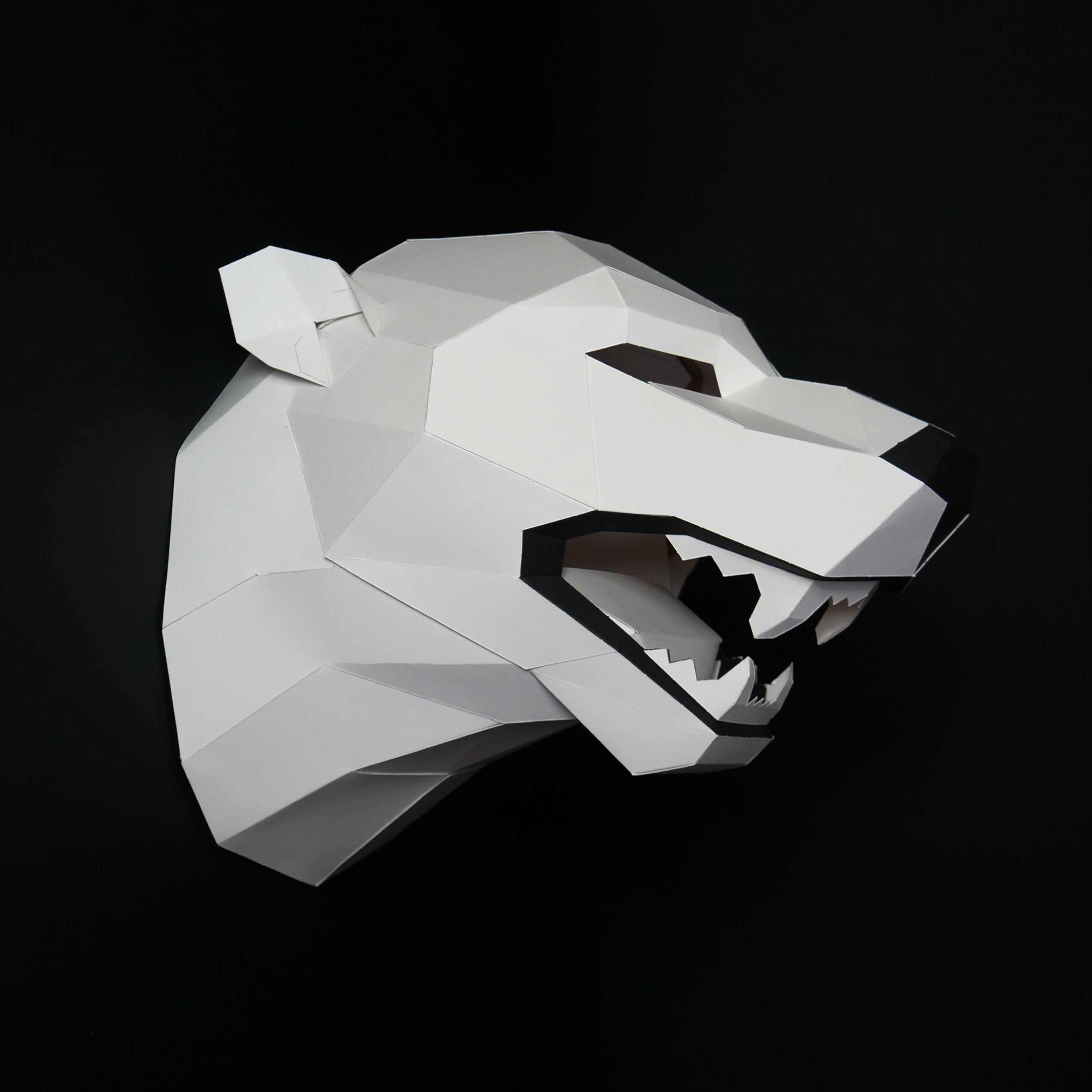 Polar Bear Mask | DIY Printable Template | Instant PDF Download