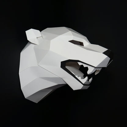 Polar Bear Mask | DIY Printable Template | Instant PDF Download