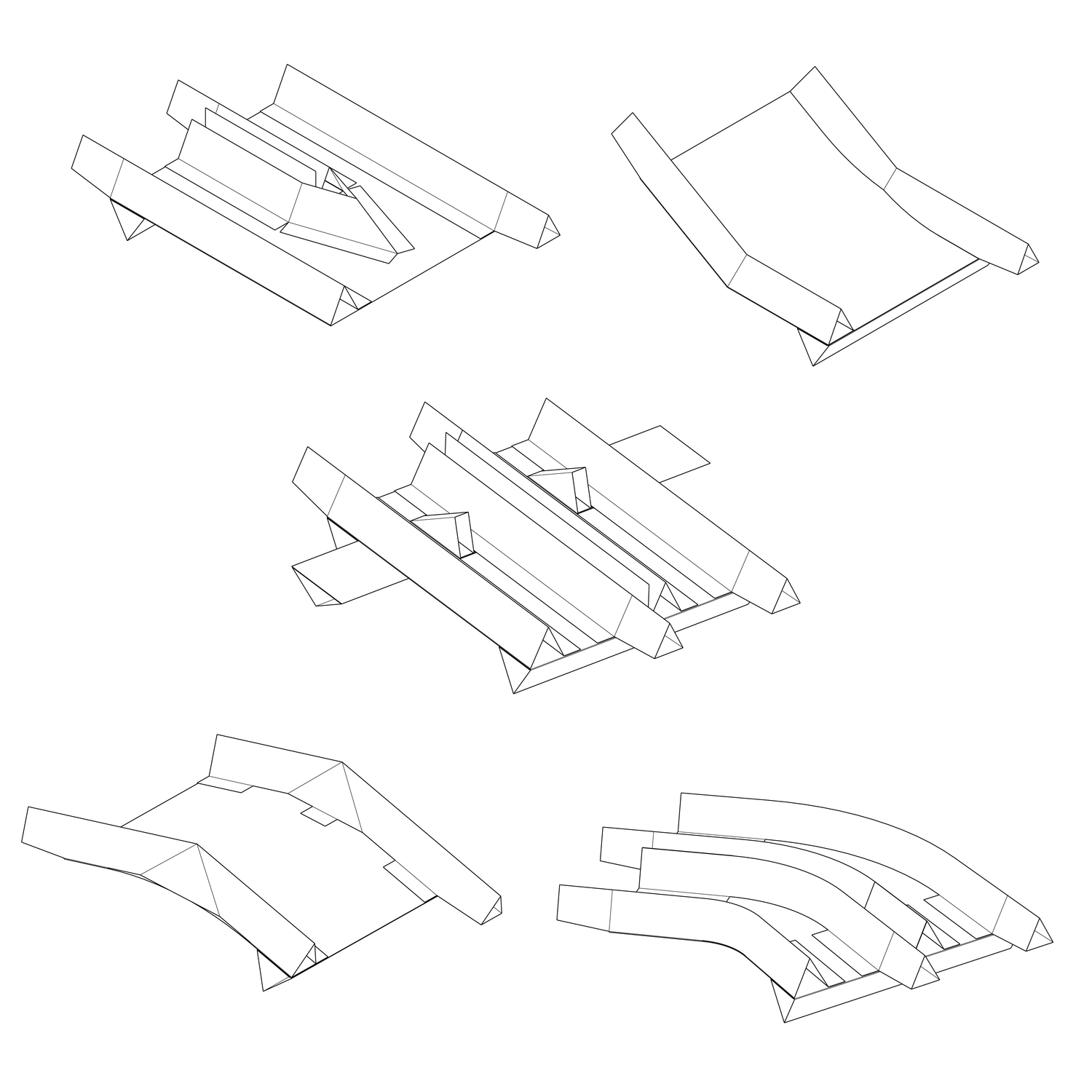 Printable Diecast &amp; Marble Racetrack | Modular Papercraft | PDF - Wintercroft - Creativity Pack