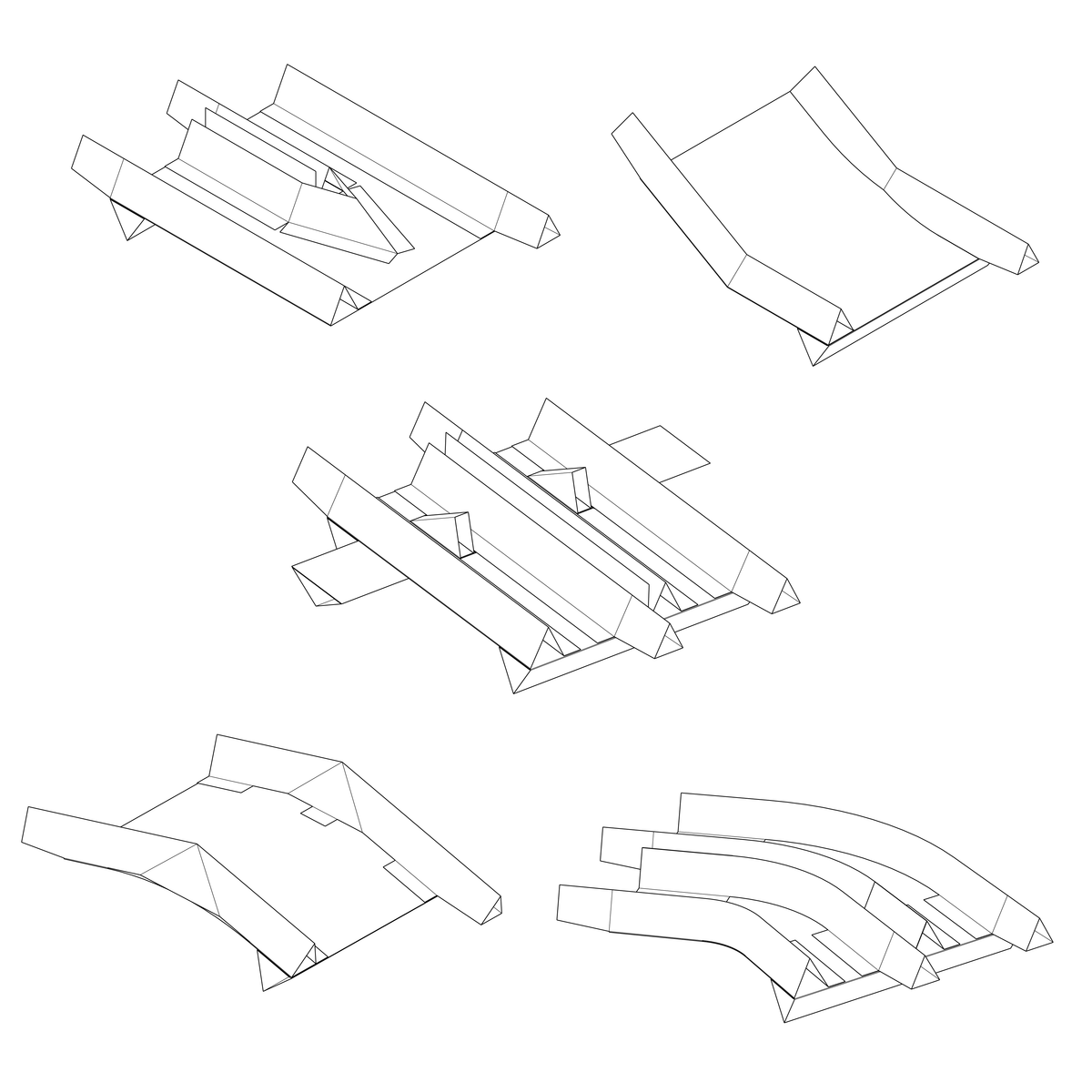 Printable Diecast &amp; Marble Racetrack | Modular Papercraft | PDF - Wintercroft - Creativity Pack