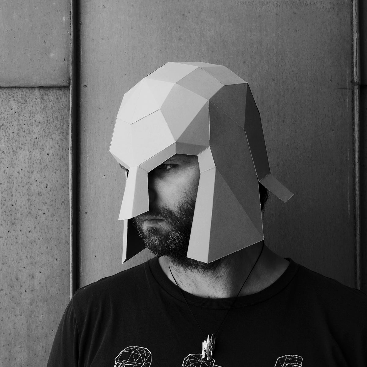 Spartan Helmet | Geometric DIY Armour Template | PDF Download - Wintercroft-Mask