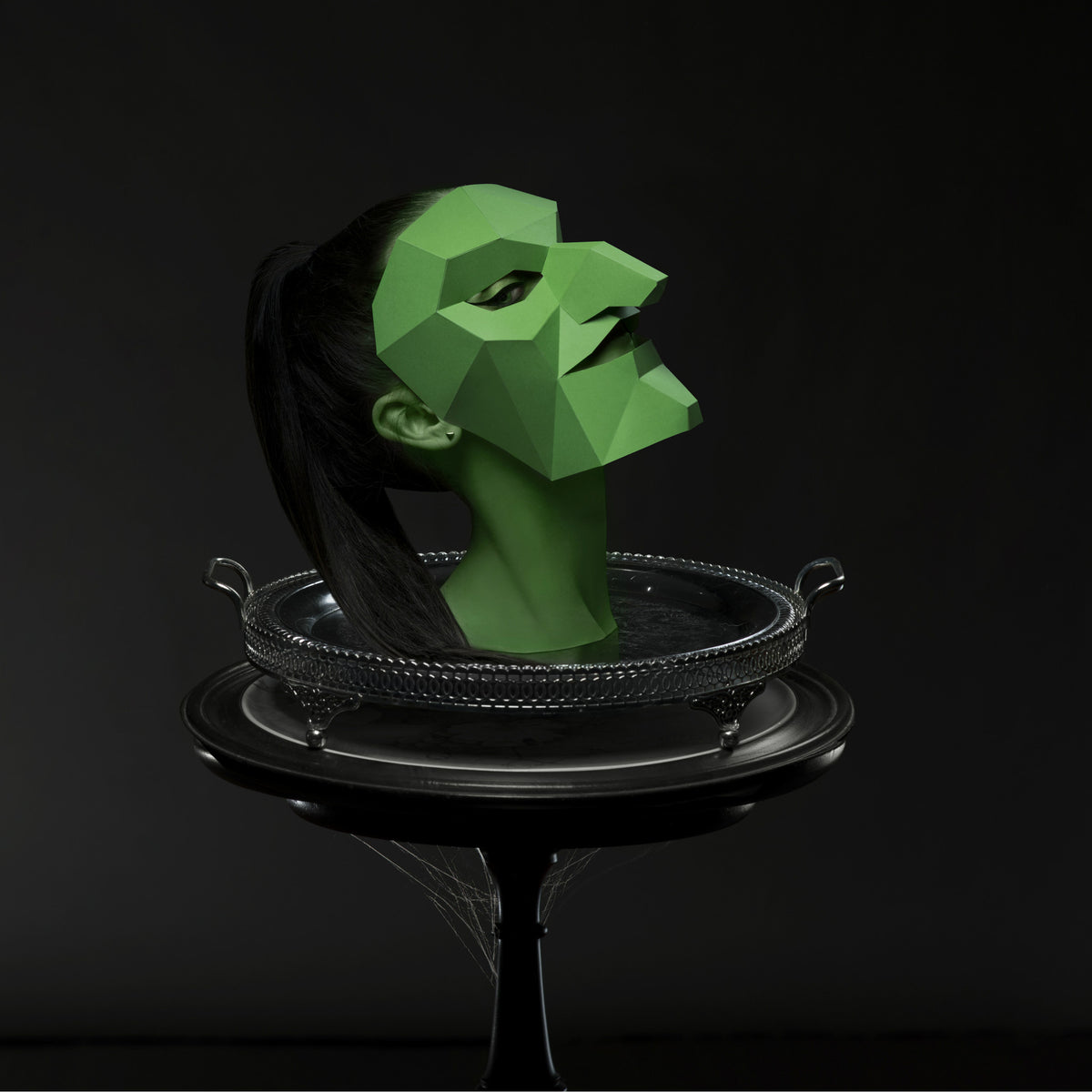 Witch | Easy Low Poly DIY Halloween Mask Template | PDF - Wintercroft-Mask