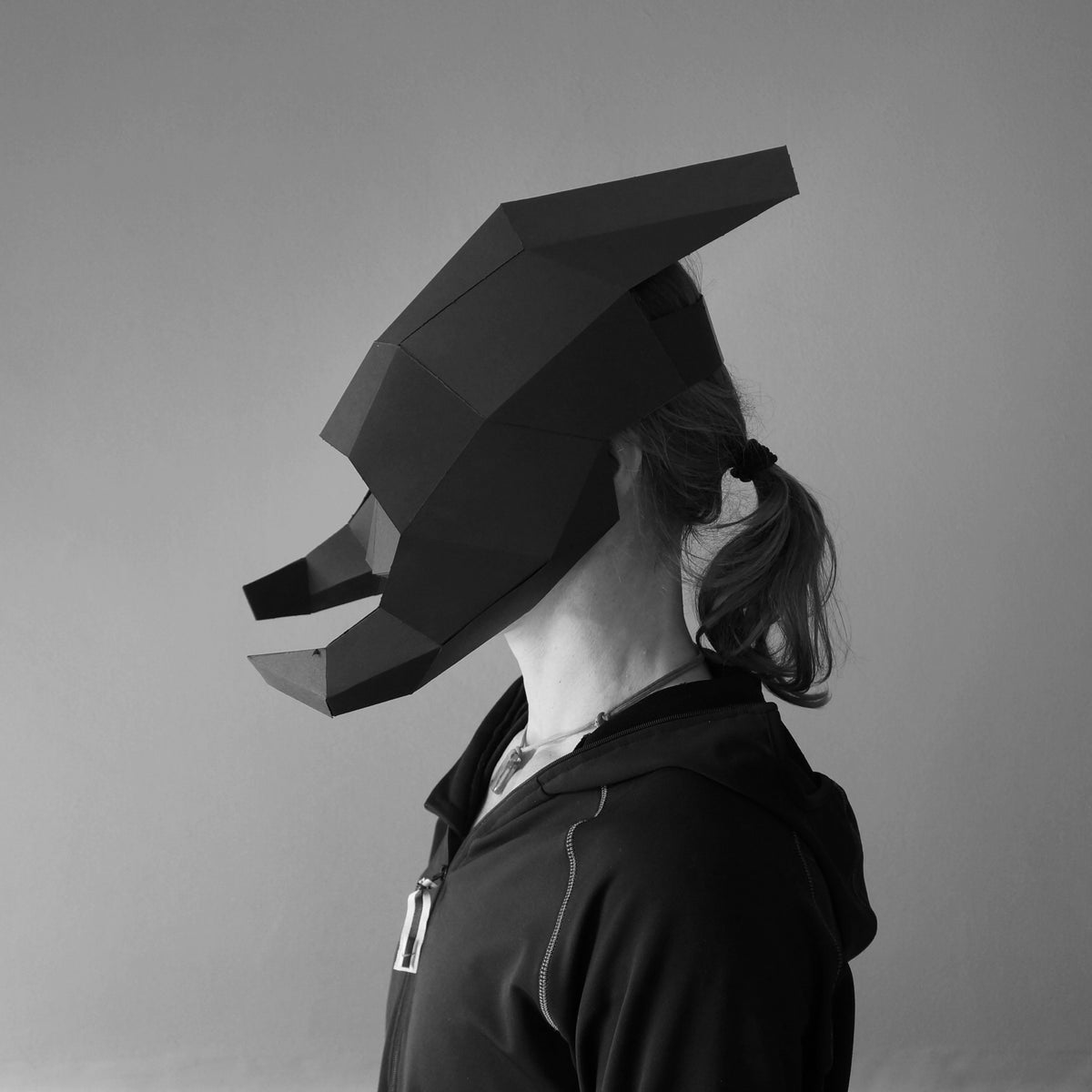 Una - The Hood | Sci-Fi DIY Mask Template | PDF Download - Wintercroft-Mask