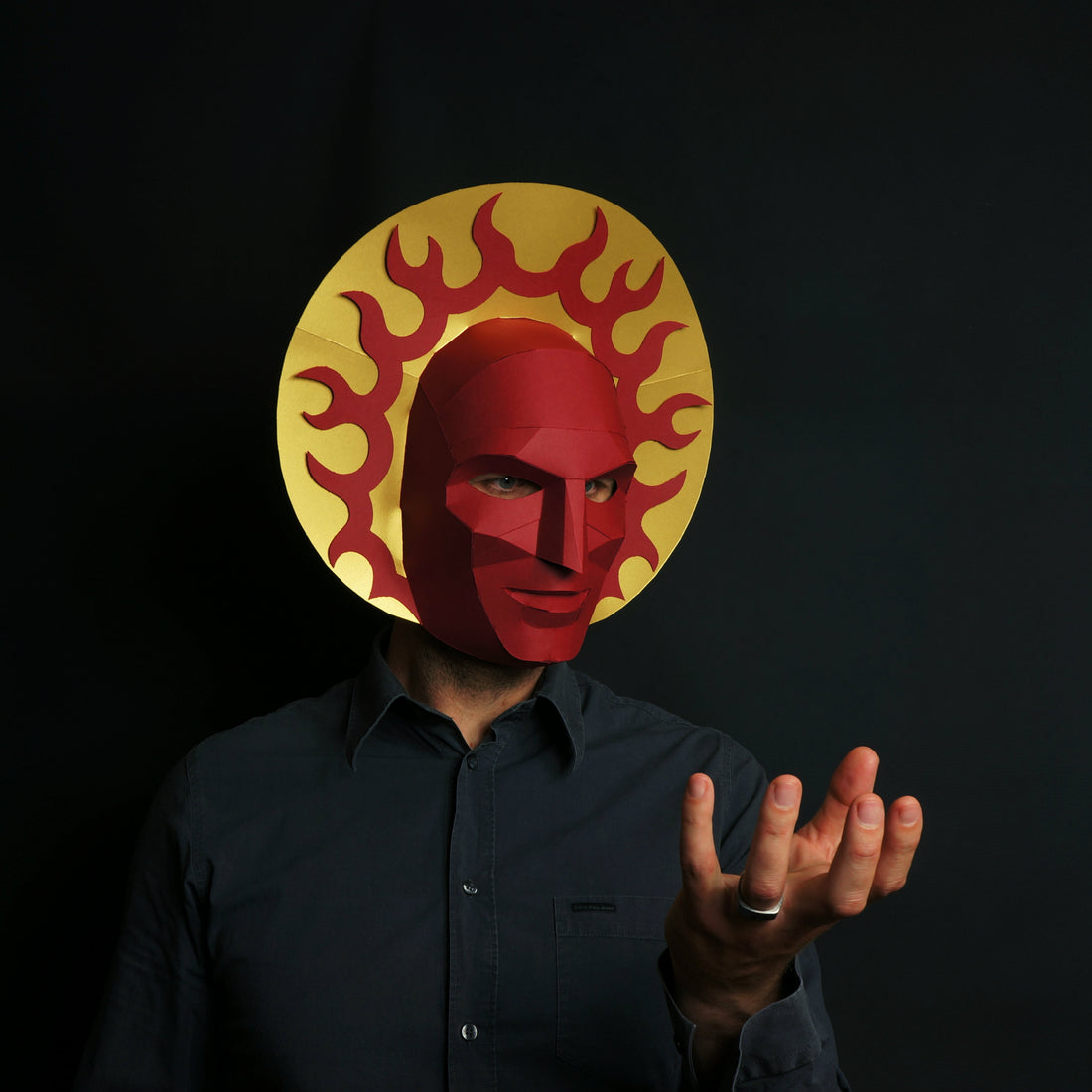 War Horseman | Printable Papercraft Mask | PDF Download