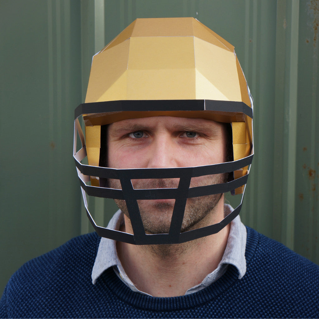 American Football Helmet | DIY Papercraft Template | PDF Download